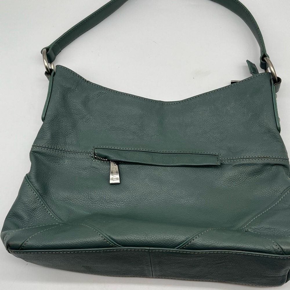 Sorial Women’s Green Faux Leather Shoulder Bag | Elegant Tote Handbag